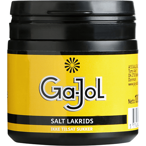 Ga-Jol - Salt Lakrids- Ikke Tilsat Sukker - Trimex Trading