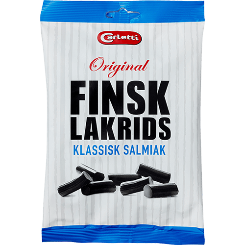 Carletti - Finsk Lakrids - Klassik Salmiak - Trimex Trading