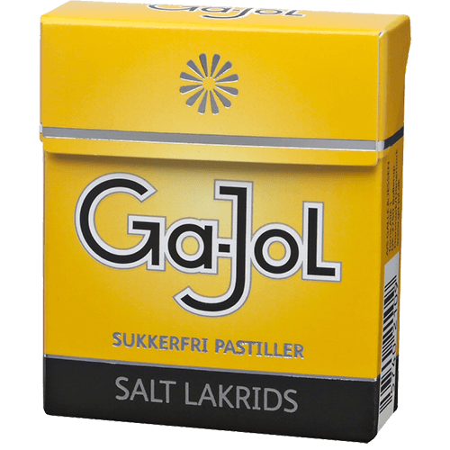 Ga-Jol - Salt Lakrids- Sukkerfri Pastiller - Trimex Trading